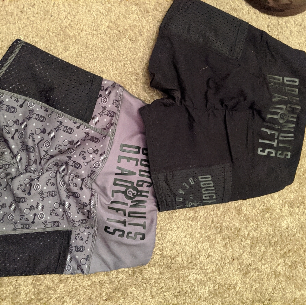 Doughnuts & Deadlifts Shorts Bundle XS